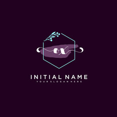 OX Beautiful handwriting logo or wedding monograms collection