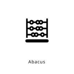 Abacus icon in vector. Logotype