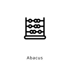Abacus icon in vector. Logotype