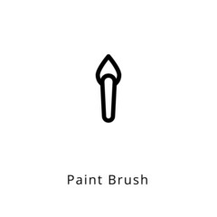 Paint Brush icon in vector. Logotype