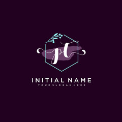 PT Beautiful handwriting logo or wedding monograms collection