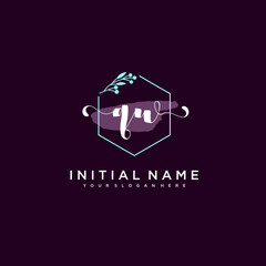 QW Beautiful handwriting logo or wedding monograms collection