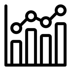data analytics line icon