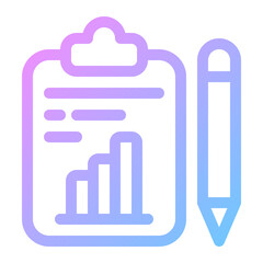data analytics gradient icon