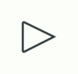 arrow symbol for website or web template. arrow icon vector on white background
