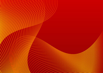 Abstract red and gold soft background
