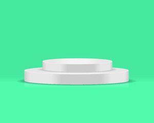 Empty pedestal to advertise your products. 3d illustration
