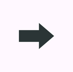 arrow symbol for website or web template. arrow icon vector on white background
