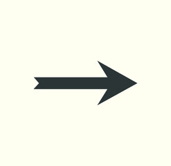 Fototapeta na wymiar arrow icon vector on white background. arrow icon vector