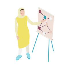 Arab Businesswoman Icon