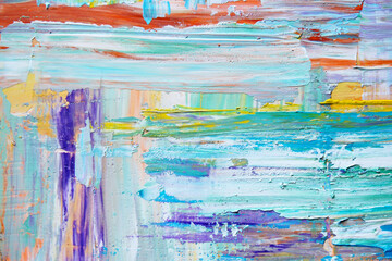 abstract background with colorful paint © Olena 