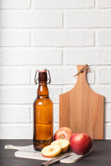 Apple cider vinegar, fruit salad dressing, homemade fermented product