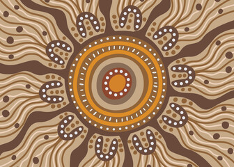 Australian Aboriginal Design - Vector