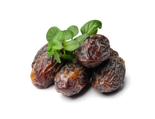 Big Dates Isolated. Date Palm Fruits