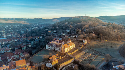 Ein kalter Wintertag in der schönen Fachwerkstadt Schmalkalden mit all ihren Facetten - Thüringen