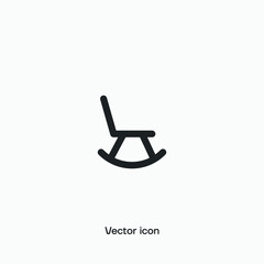 Armchair line art vector icon. Premium quality.