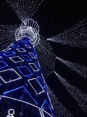 Christmas tree in Vilnius, Lithuania