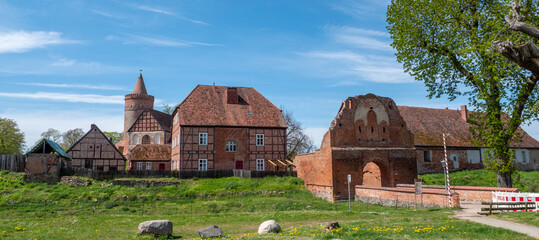 Panorama Burg Stargard bei Neustrelitz