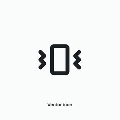 Silent mode vector icon. Interface icon. Premium quality.