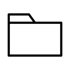 folder icon - outline style