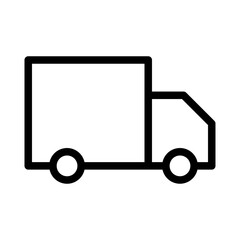 shipping icon - outline style