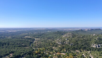 vieux village traditionnel dans le sud de la France: les baux de Provence