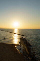 Beach of Termoli, city in Campobasso province, Molise, Italy