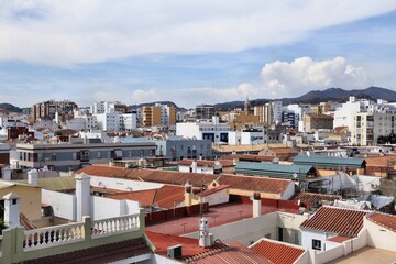 Cityscape of Malaga, Spain