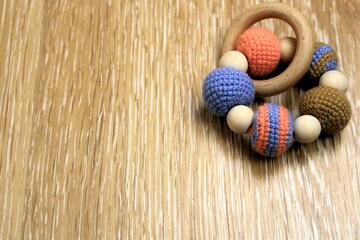 knitted rattle