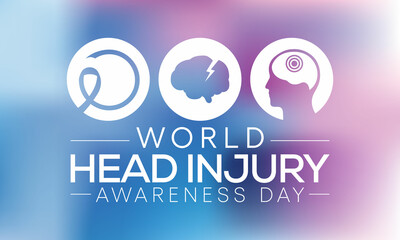 World Head Injury awareness day is observed every year on March 20, to educate the general public about traumatic head injuries (TBI). Vector illustration