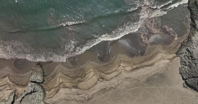 Images of the coast of Ventanilla, Callao after the Oil Spill of january of 2022, in Peru.