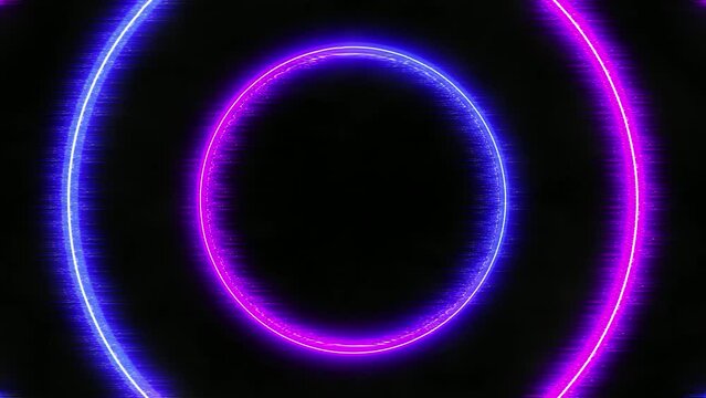 Collection of light design elements, retro, circular wave, neon classics, animated gradient, loop,glitch,psychedelic, 4k, for concerts, for television.