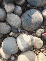 stones on the beach