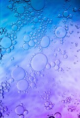 Abstract colorful background. Blurred colored drawing. Bubbles on a cheerful background.