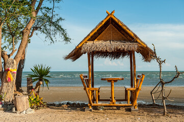 One of many beaches south of Hua Hin in Prachuap Khiri Khan Province of Thailand