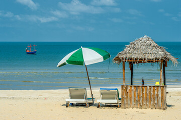 Sam Roi Yot Beach and Dolphin Bay south of Hua Hin in Prachuap Khiri Khan Province of Thailand