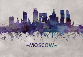 Moscow Russia skyline