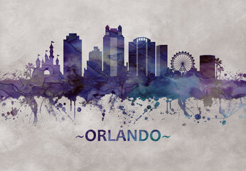 Obraz premium Orlando Florida skyline