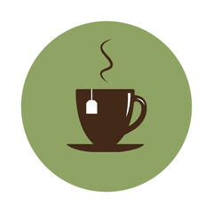 Cup. Tea. Coffee. Vector image.