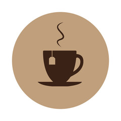 Cup. Tea. Coffee. Vector image.