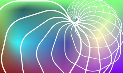 abstract background with leaves