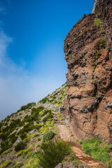 pico arieiro on madeira island