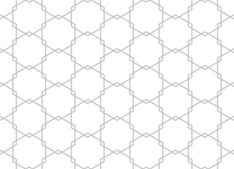 Fototapeta premium The geometric pattern with lines. Seamless vector background. White and gray texture. Graphic modern pattern. Simple lattice graphic design..