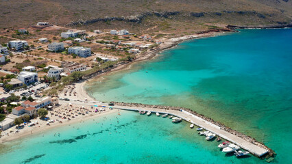 Fototapeta na wymiar Kitira - an island in the Aegean Sea, is considered one of the main cult centers of Aphrodite