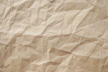 Brown crumple recycle paper background