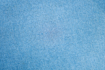 Blue background of cotton fabric texture, cloth background