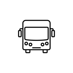 Bus icon. bus sign and symbol. transport symbol