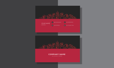Real estate business card design template