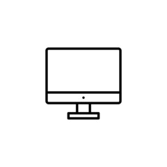 Computer icon. computer monitor sign and symbol