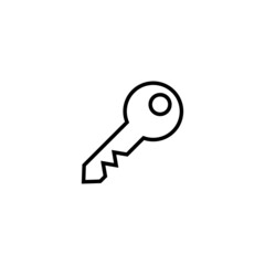 Key icon. Key sign and symbol.
